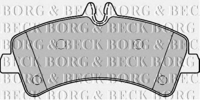 BORG & BECK bbp2170 -  Комплект тормозных колодок, дисковый тормоз